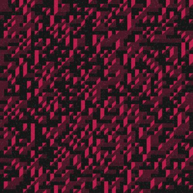 Edward Zajec 'in 1971' deki Il Cubo 'sunun uygulanması. Esasen 8 taştan oluşan bir Truchet fayans seti ve yerleştirme sanatı illüstrasyonu için kurallar