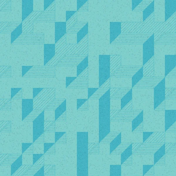 Edward Zajec 'in 1971' deki Il Cubo 'sunun uygulanması. Esasen 8 taştan oluşan bir Truchet fayans seti ve yerleştirme sanatı illüstrasyonu için kurallar