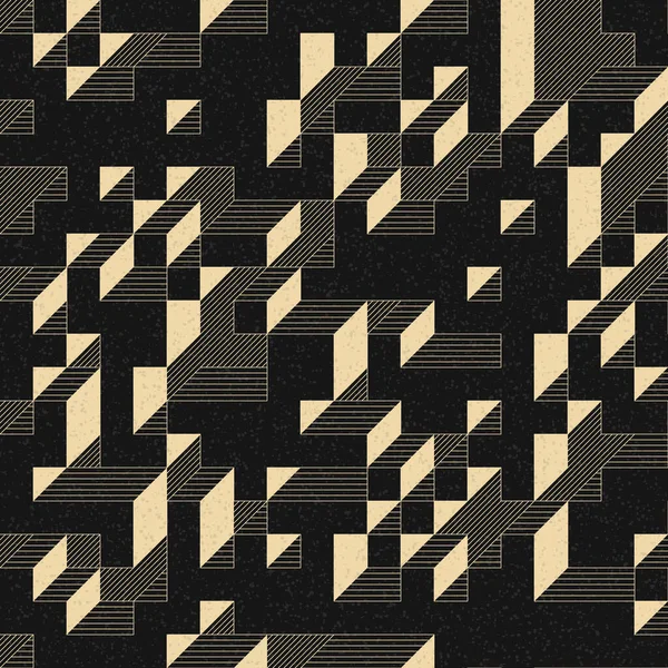 Edward Zajec 'in 1971' deki Il Cubo 'sunun uygulanması. Esasen 8 taştan oluşan bir Truchet fayans seti ve yerleştirme sanatı illüstrasyonu için kurallar