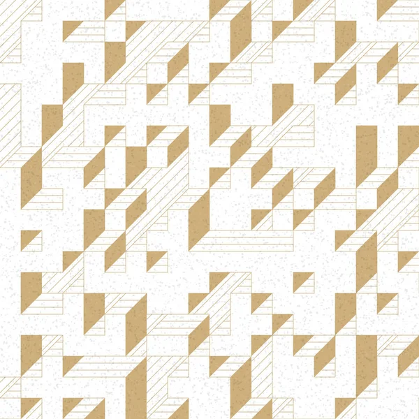 Edward Zajec 'in 1971' deki Il Cubo 'sunun uygulanması. Esasen 8 taştan oluşan bir Truchet fayans seti ve yerleştirme sanatı illüstrasyonu için kurallar