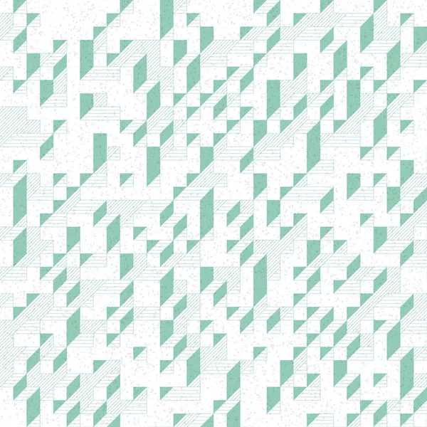 Edward Zajec 'in 1971' deki Il Cubo 'sunun uygulanması. Esasen 8 taştan oluşan bir Truchet fayans seti ve yerleştirme sanatı illüstrasyonu için kurallar