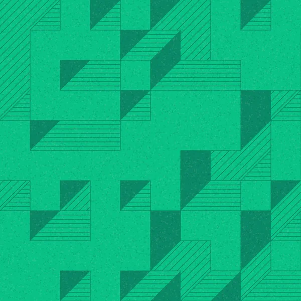 Edward Zajec 'in 1971' deki Il Cubo 'sunun uygulanması. Esasen 8 taştan oluşan bir Truchet fayans seti ve yerleştirme sanatı illüstrasyonu için kurallar