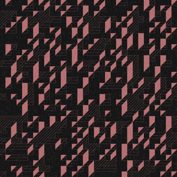 Edward Zajec 'in 1971' deki Il Cubo 'sunun uygulanması. Esasen 8 taştan oluşan bir Truchet fayans seti ve yerleştirme sanatı illüstrasyonu için kurallar