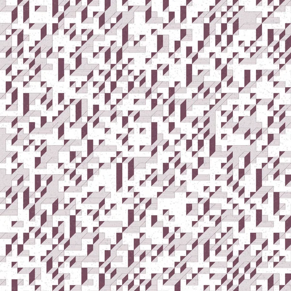 Edward Zajec 'in 1971' deki Il Cubo 'sunun uygulanması. Esasen 8 taştan oluşan bir Truchet fayans seti ve yerleştirme sanatı illüstrasyonu için kurallar