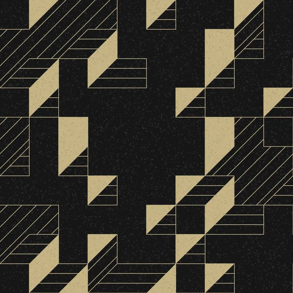 Edward Zajec 'in 1971' deki Il Cubo 'sunun uygulanması. Esasen 8 taştan oluşan bir Truchet fayans seti ve yerleştirme sanatı illüstrasyonu için kurallar