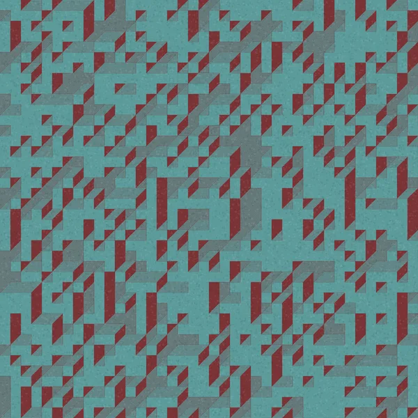 Edward Zajec 'in 1971' deki Il Cubo 'sunun uygulanması. Esasen 8 taştan oluşan bir Truchet fayans seti ve yerleştirme sanatı illüstrasyonu için kurallar