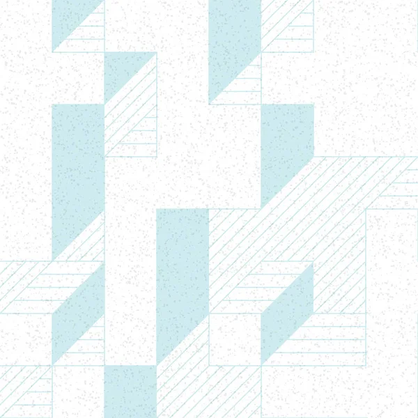 Edward Zajec 'in 1971' deki Il Cubo 'sunun uygulanması. Esasen 8 taştan oluşan bir Truchet fayans seti ve yerleştirme sanatı illüstrasyonu için kurallar