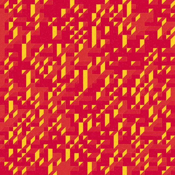 Edward Zajec 'in 1971' deki Il Cubo 'sunun uygulanması. Esasen 8 taştan oluşan bir Truchet fayans seti ve yerleştirme sanatı illüstrasyonu için kurallar