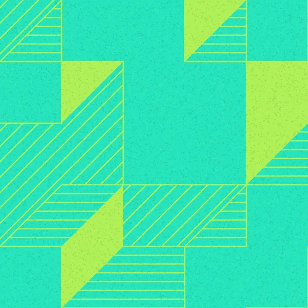 Edward Zajec 'in 1971' deki Il Cubo 'sunun uygulanması. Esasen 8 taştan oluşan bir Truchet fayans seti ve yerleştirme sanatı illüstrasyonu için kurallar