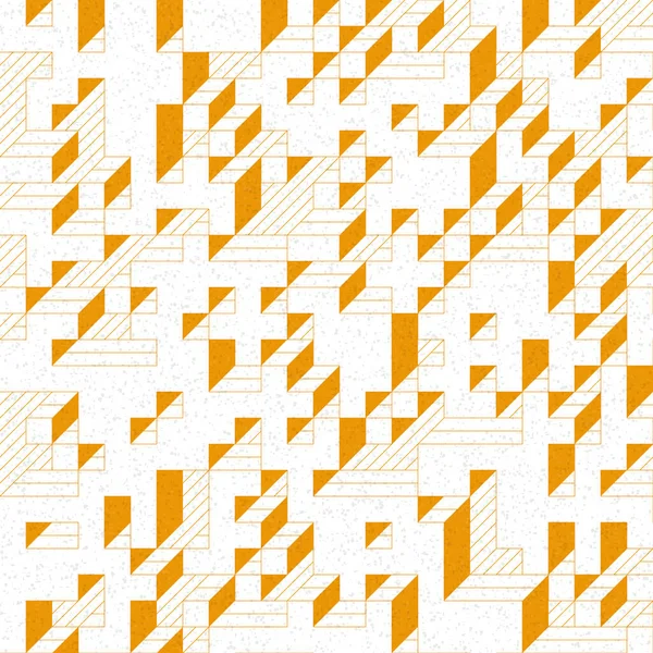 Edward Zajec 'in 1971' deki Il Cubo 'sunun uygulanması. Esasen 8 taştan oluşan bir Truchet fayans seti ve yerleştirme sanatı illüstrasyonu için kurallar