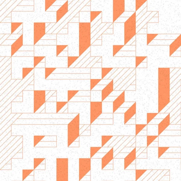 Edward Zajec 'in 1971' deki Il Cubo 'sunun uygulanması. Esasen 8 taştan oluşan bir Truchet fayans seti ve yerleştirme sanatı illüstrasyonu için kurallar