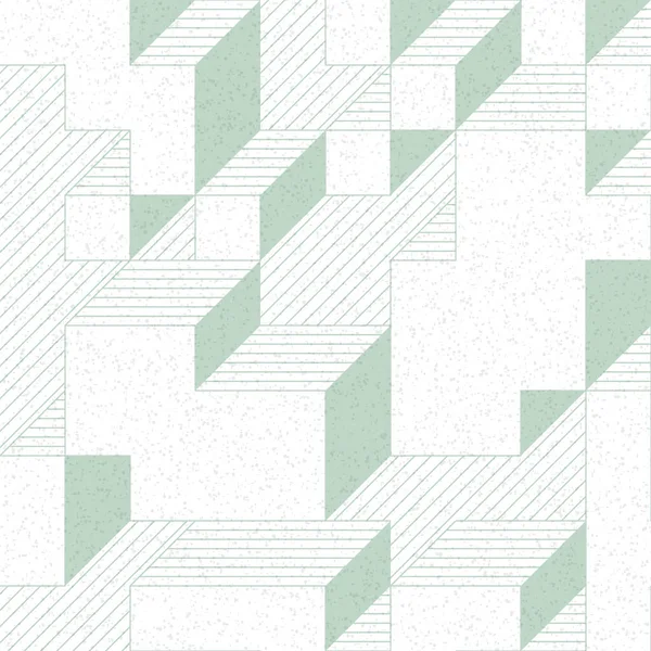 Edward Zajec 'in 1971' deki Il Cubo 'sunun uygulanması. Esasen 8 taştan oluşan bir Truchet fayans seti ve yerleştirme sanatı illüstrasyonu için kurallar