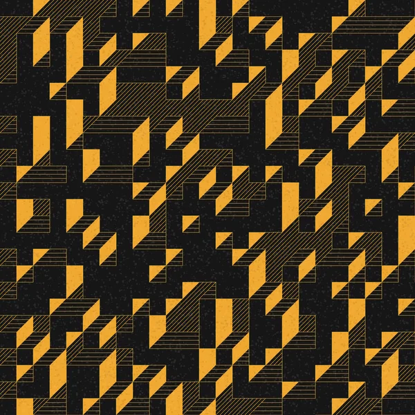 Edward Zajec 'in 1971' deki Il Cubo 'sunun uygulanması. Esasen 8 taştan oluşan bir Truchet fayans seti ve yerleştirme sanatı illüstrasyonu için kurallar