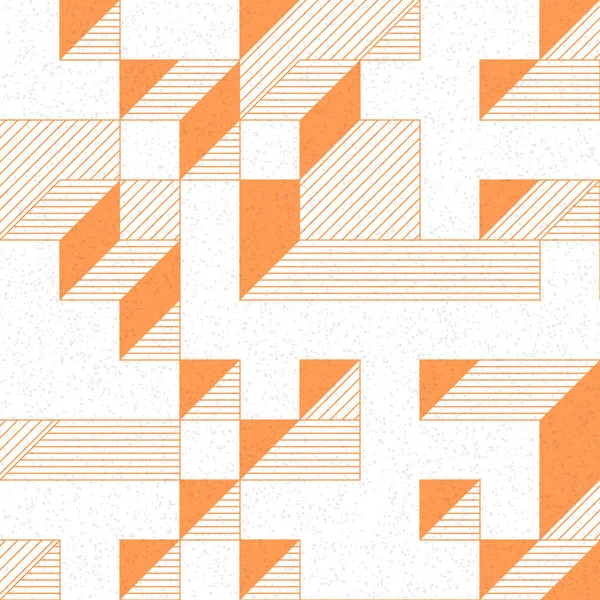 Edward Zajec 'in 1971' deki Il Cubo 'sunun uygulanması. Esasen 8 taştan oluşan bir Truchet fayans seti ve yerleştirme sanatı illüstrasyonu için kurallar