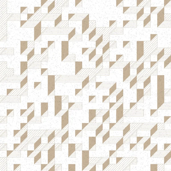 Edward Zajec 'in 1971' deki Il Cubo 'sunun uygulanması. Esasen 8 taştan oluşan bir Truchet fayans seti ve yerleştirme sanatı illüstrasyonu için kurallar