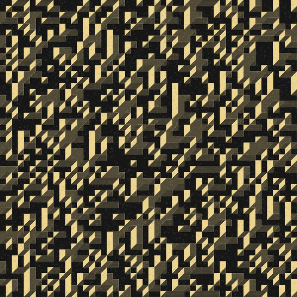 Edward Zajec 'in 1971' deki Il Cubo 'sunun uygulanması. Esasen 8 taştan oluşan bir Truchet fayans seti ve yerleştirme sanatı illüstrasyonu için kurallar