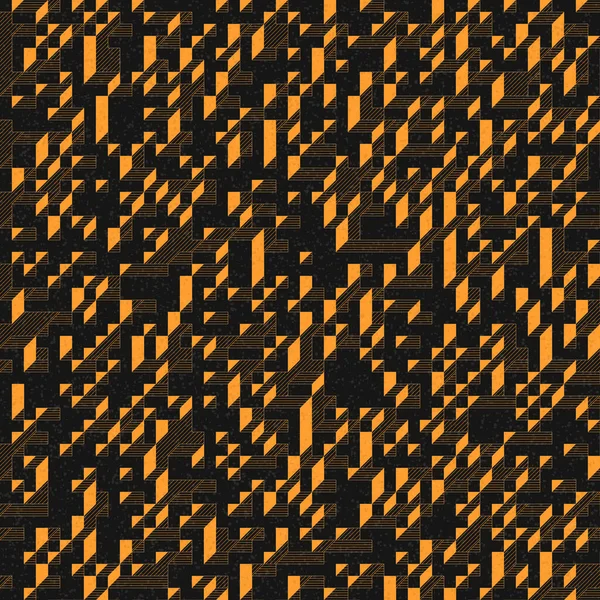 Edward Zajec 'in 1971' deki Il Cubo 'sunun uygulanması. Esasen 8 taştan oluşan bir Truchet fayans seti ve yerleştirme sanatı illüstrasyonu için kurallar