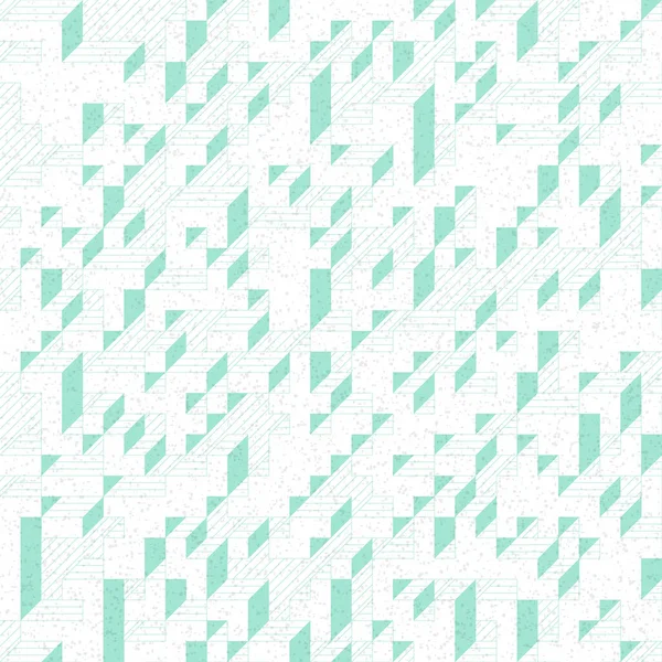 Edward Zajec 'in 1971' deki Il Cubo 'sunun uygulanması. Esasen 8 taştan oluşan bir Truchet fayans seti ve yerleştirme sanatı illüstrasyonu için kurallar