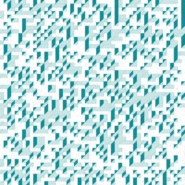 Edward Zajec 'in 1971' deki Il Cubo 'sunun uygulanması. Esasen 8 taştan oluşan bir Truchet fayans seti ve yerleştirme sanatı illüstrasyonu için kurallar