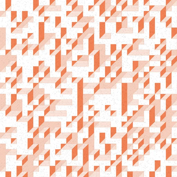 Edward Zajec 'in 1971' deki Il Cubo 'sunun uygulanması. Esasen 8 taştan oluşan bir Truchet fayans seti ve yerleştirme sanatı illüstrasyonu için kurallar