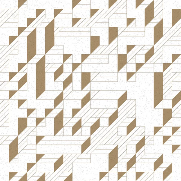 Edward Zajec 'in 1971' deki Il Cubo 'sunun uygulanması. Esasen 8 taştan oluşan bir Truchet fayans seti ve yerleştirme sanatı illüstrasyonu için kurallar