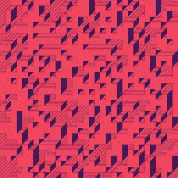 Edward Zajec 'in 1971' deki Il Cubo 'sunun uygulanması. Esasen 8 taştan oluşan bir Truchet fayans seti ve yerleştirme sanatı illüstrasyonu için kurallar