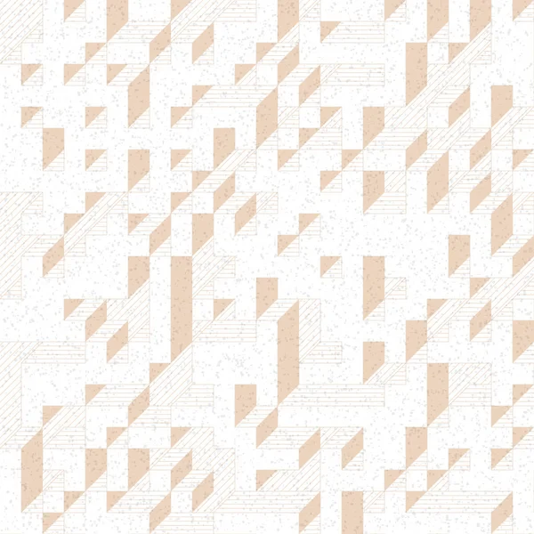 Edward Zajec 'in 1971' deki Il Cubo 'sunun uygulanması. Esasen 8 taştan oluşan bir Truchet fayans seti ve yerleştirme sanatı illüstrasyonu için kurallar