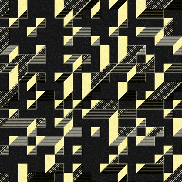 Edward Zajec 'in 1971' deki Il Cubo 'sunun uygulanması. Esasen 8 taştan oluşan bir Truchet fayans seti ve yerleştirme sanatı illüstrasyonu için kurallar