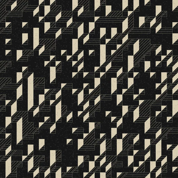 Edward Zajec 'in 1971' deki Il Cubo 'sunun uygulanması. Esasen 8 taştan oluşan bir Truchet fayans seti ve yerleştirme sanatı illüstrasyonu için kurallar