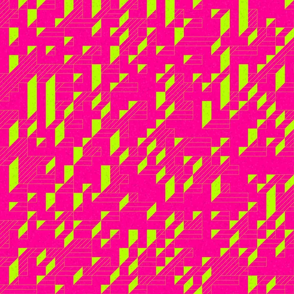 Edward Zajec 'in 1971' deki Il Cubo 'sunun uygulanması. Esasen 8 taştan oluşan bir Truchet fayans seti ve yerleştirme sanatı illüstrasyonu için kurallar