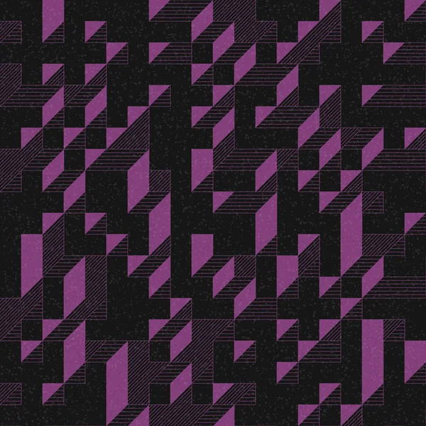 Edward Zajec 'in 1971' deki Il Cubo 'sunun uygulanması. Esasen 8 taştan oluşan bir Truchet fayans seti ve yerleştirme sanatı illüstrasyonu için kurallar