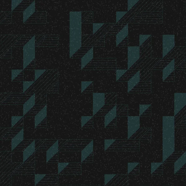 Edward Zajec 'in 1971' deki Il Cubo 'sunun uygulanması. Esasen 8 taştan oluşan bir Truchet fayans seti ve yerleştirme sanatı illüstrasyonu için kurallar