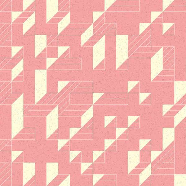 Edward Zajec 'in 1971' deki Il Cubo 'sunun uygulanması. Esasen 8 taştan oluşan bir Truchet fayans seti ve yerleştirme sanatı illüstrasyonu için kurallar