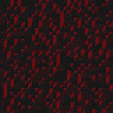 Edward Zajec 'in 1971' deki Il Cubo 'sunun uygulanması. Esasen 8 taştan oluşan bir Truchet fayans seti ve yerleştirme sanatı illüstrasyonu için kurallar