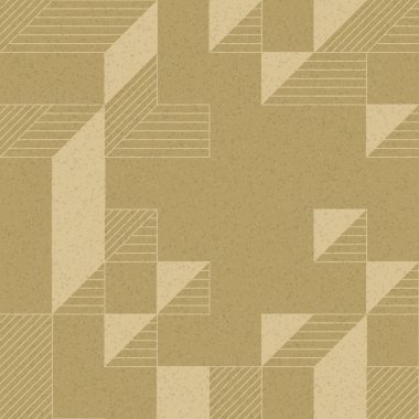 Edward Zajec 'in 1971' deki Il Cubo 'sunun uygulanması. Esasen 8 taştan oluşan bir Truchet fayans seti ve yerleştirme sanatı illüstrasyonu için kurallar