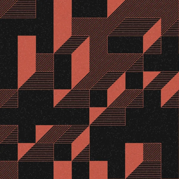 Edward Zajec 'in 1971' deki Il Cubo 'sunun uygulanması. Esasen 8 taştan oluşan bir Truchet fayans seti ve yerleştirme sanatı illüstrasyonu için kurallar