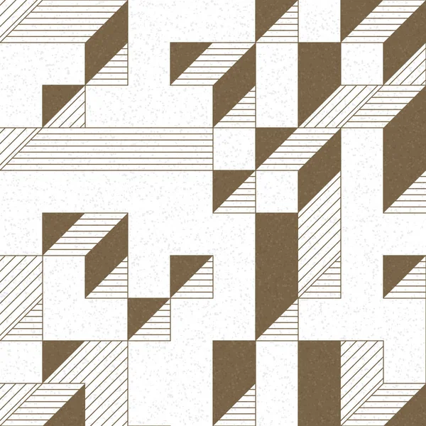 Edward Zajec 'in 1971' deki Il Cubo 'sunun uygulanması. Esasen 8 taştan oluşan bir Truchet fayans seti ve yerleştirme sanatı illüstrasyonu için kurallar