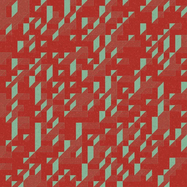 Edward Zajec 'in 1971' deki Il Cubo 'sunun uygulanması. Esasen 8 taştan oluşan bir Truchet fayans seti ve yerleştirme sanatı illüstrasyonu için kurallar