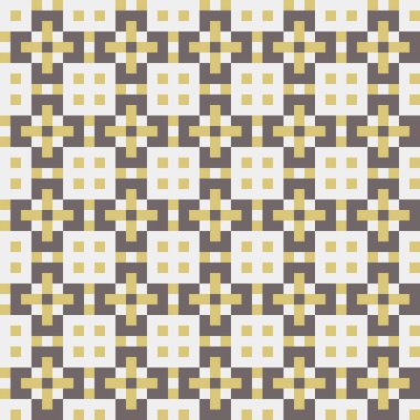 Soyut çapraz desenli üretken hesaplama sanatı çizimi