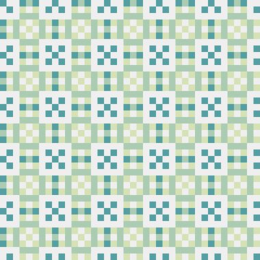 Soyut çapraz desenli üretken hesaplama sanatı çizimi