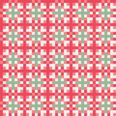 Soyut çapraz desenli üretken hesaplama sanatı çizimi