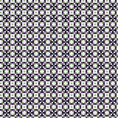 Soyut çapraz desenli üretken hesaplama sanatı çizimi