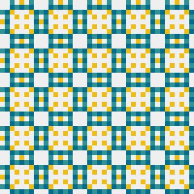 Soyut çapraz desenli üretken hesaplama sanatı çizimi