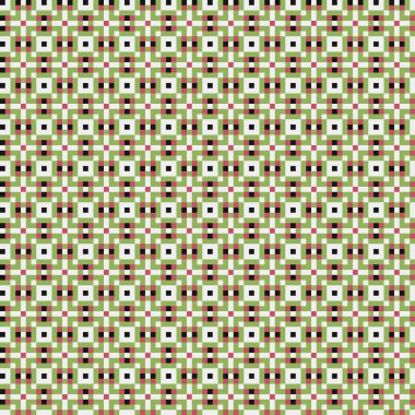 Soyut çapraz desenli üretken hesaplama sanatı çizimi