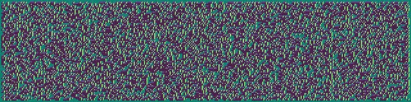 Edward Zajec 'in 1971' deki Il Cubo 'sunun uygulanması. Esasen 8 taştan oluşan bir Truchet fayans seti ve yerleştirme sanatı illüstrasyonu için kurallar