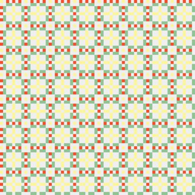 Soyut çapraz desenli üretken hesaplama sanatı çizimi