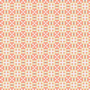 Soyut çapraz desenli üretken hesaplama sanatı çizimi