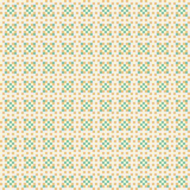 Soyut çapraz desenli üretken hesaplama sanatı çizimi