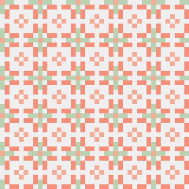 Soyut çapraz desenli üretken hesaplama sanatı çizimi