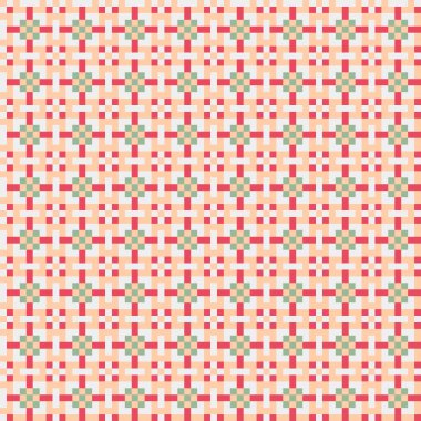 Soyut çapraz desenli üretken hesaplama sanatı çizimi